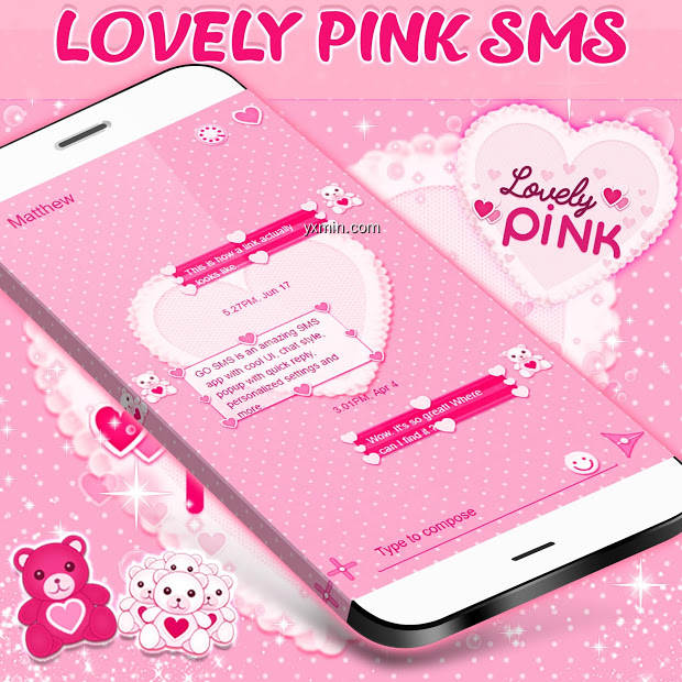 【图】Pink SMS Themes(截图1)