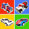 Superhero Car Monster Color Superhero Car Monster Color