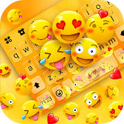 Happy Emojis Gravity 主题键盘