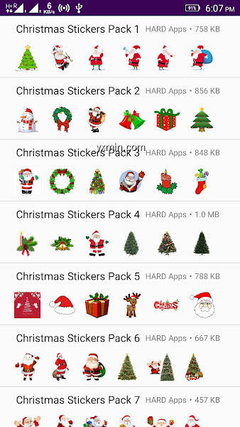 【图】WAStickers Christmas Stickers(截图2)