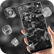 Abstract theme Black and white grass
