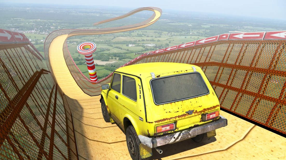 【图】Mega Ramp Car Stunts Free(截图1)