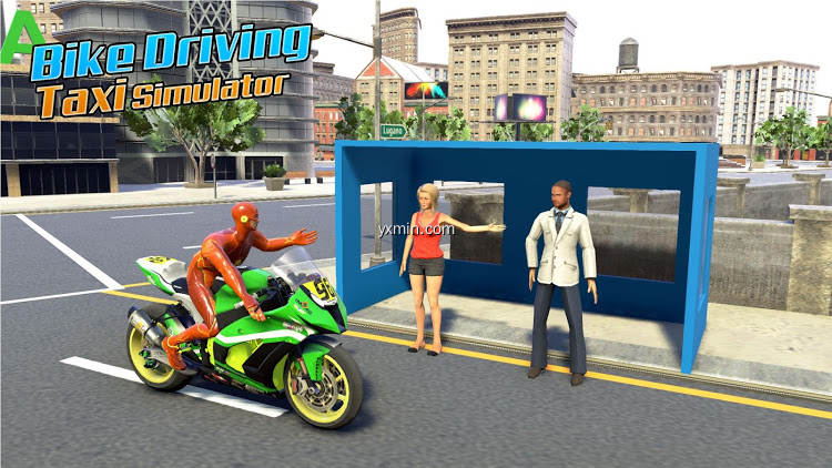 【图】Superhero Bike Taxi: Bike Game(截图2)