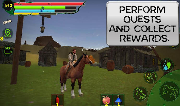 【图】Horse Simulator 3D Animal lives: Adventure World(截图2)