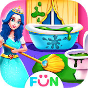 Princess Home Girls Cleaning – Home Clean up Games