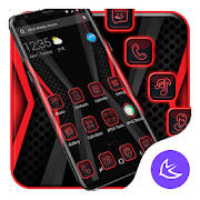 Black Red Crystal APUS Launcher theme Black Red Crystal APUS Launcher theme