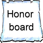 Honor board Honor board