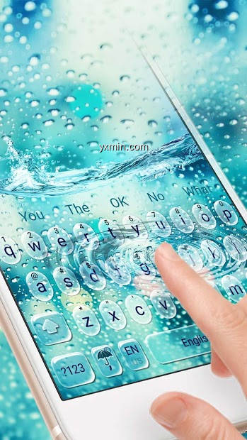 【图】Glass Water Drop Keyboard(截图1)