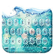 Glass Water Drop Keyboard