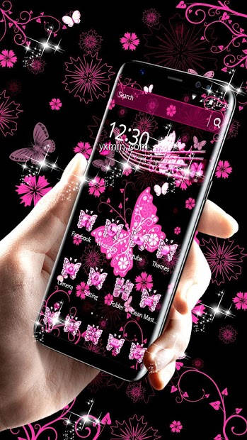 【图】Pink Black Butterfly Theme(截图2)