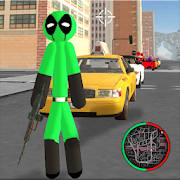 Green Pool Stickman Rope Hero Gangstar Crime