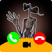 Call Siren Head chat + video call (Simulation)