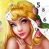 Princess Paint by Number Game
