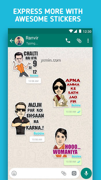 【图】Bollywood Stickers for WhatsApp – WAStickerApps(截图1)