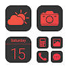 Wow Cherry Dark – Icon Pack