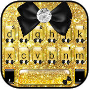 Glitter Golden Bow 主题键盘 Glitter Golden Bow 主题键盘