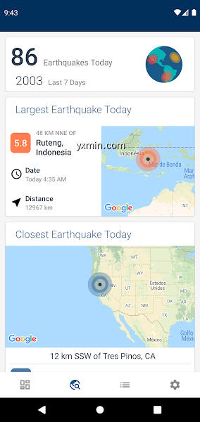 【图】Earthquakes Today(截图1)