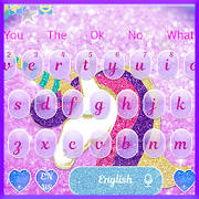 Pink Glitter Unicorn Keyboard Pink Glitter Unicorn Keyboard