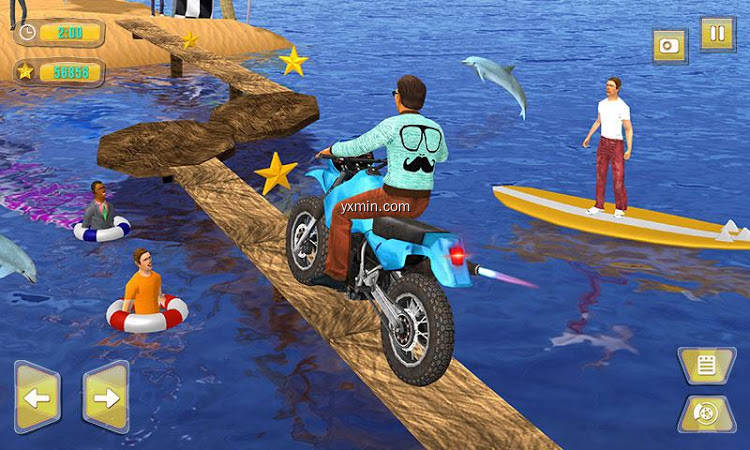 【图】Water Park Bike Rider – Moto Stunt Bike Games(截图2)