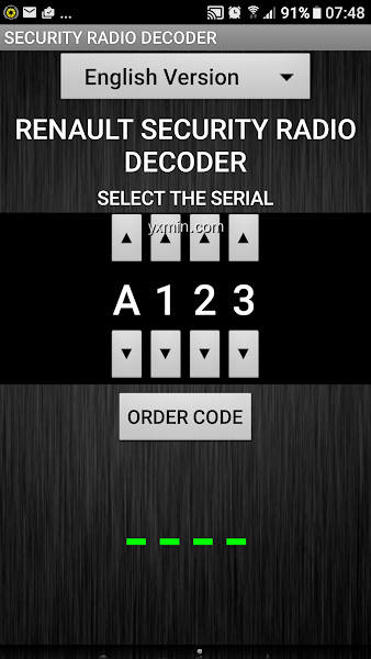 【图】Fit Renault Radio Code Decoder(截图1)