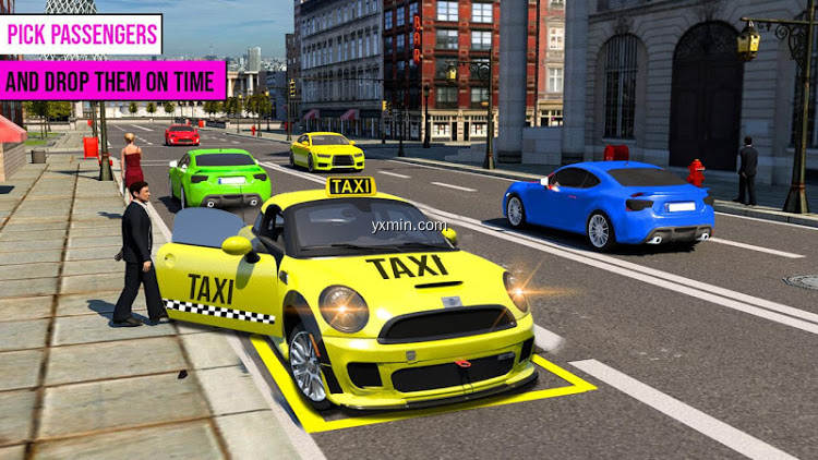 【图】Car Taxi Driving Service Sim(截图1)