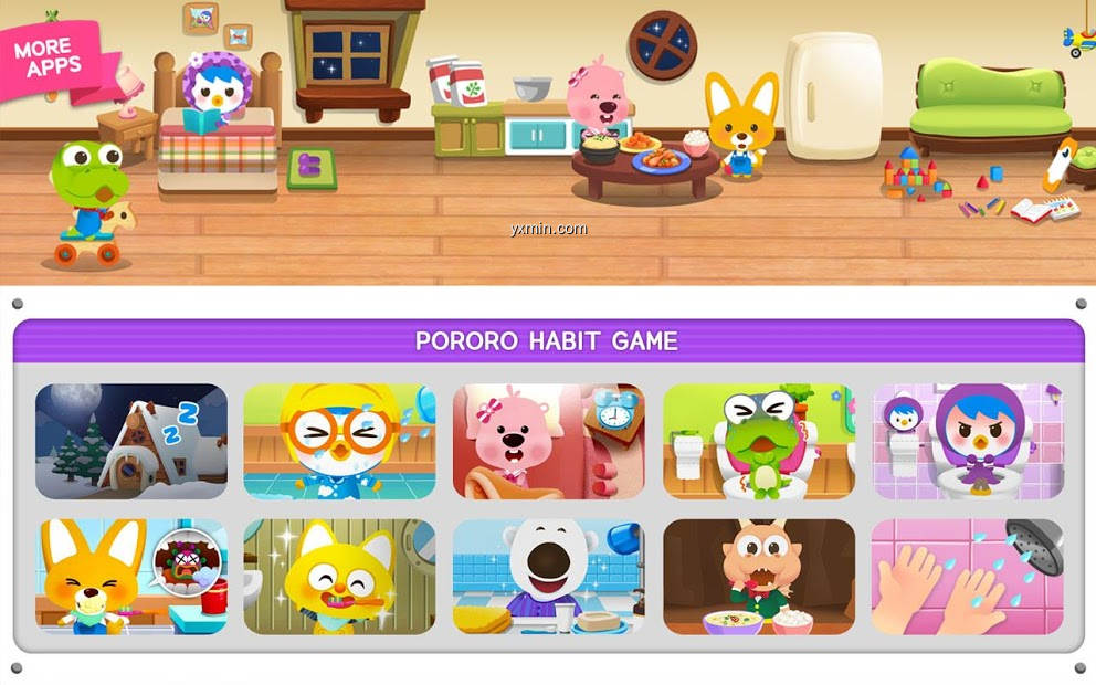 【图】Pororo Habit – Kids Game(截图2)