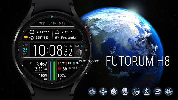 【图】Futorum H8 Digital watch face(截图1)