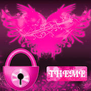 Theme Pink Hearts GO Locker