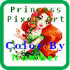 Princess Pixel Art – Color By Number