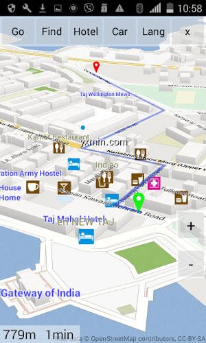 【图】3D Mumbai: Maps + GPS(截图1)