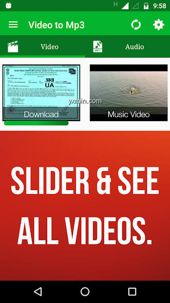【图】Video to MP3 Converter, RINGTONE Maker, MP3 Cutter(截图2)