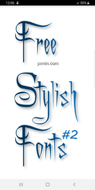 【图】Stylish Fonts #2(截图1)