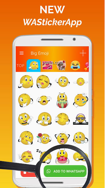 【图】Big Emoji sticker for WhatsApp(截图2)