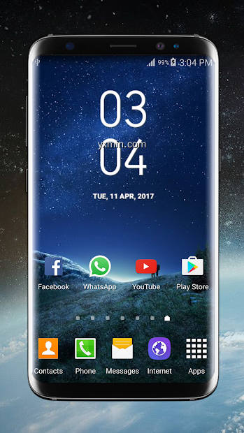 【图】Digital Clock Galaxy S8 Plus(截图1)