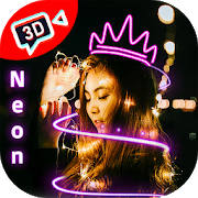 3D Neon Effect Video Editor :