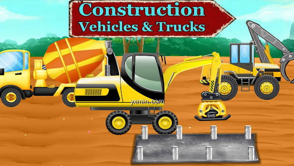 【图】工程车辆和卡车 – 儿童游戏(截图1)