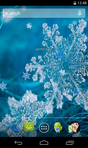 【图】Snowflakes Live Wallpaper(截图1)