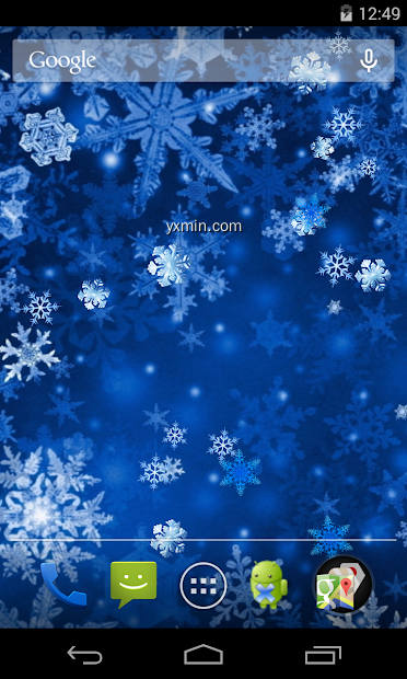 【图】Snowflakes Live Wallpaper(截图2)