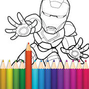 Superhero Coloring Games