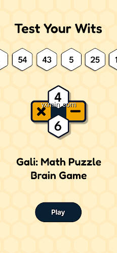 【图】Gali: Math Puzzle Brain Game(截图 0)