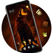 Full moon night theme howling the wolf king Full moon night theme howling the wolf king