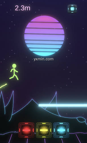 【图】Neon Stickman Draw Runner(截图2)