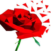 Flower Puzzle Game Poly Art 3D