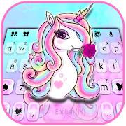 Colorful Unicorn Keyboard Theme