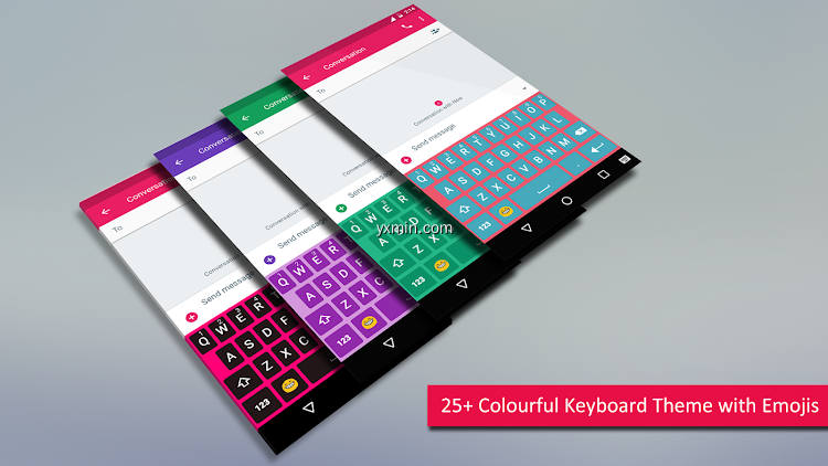 【图】Emoji Keyboard Emoticon Emoji Color Keyboard Theme(截图1)
