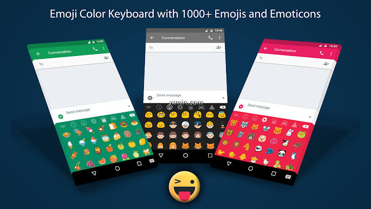 【图】Emoji Keyboard Emoticon Emoji Color Keyboard Theme(截图2)