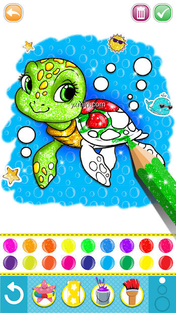 【图】Mermaid coloring for kids(截图2)