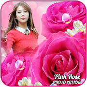 Pink Rose Photo Editor