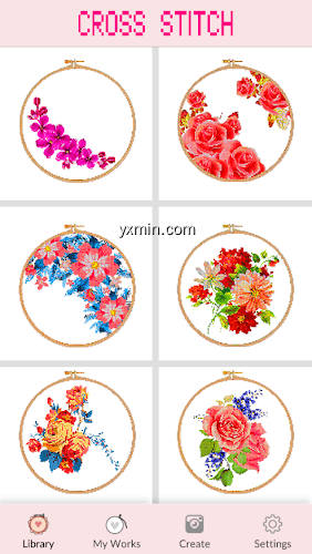 【图】Cross Stitch Flower Color By Number – Pix No(截图 1)