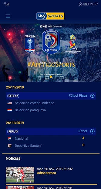 【图】Tigo Sports Paraguay(截图1)